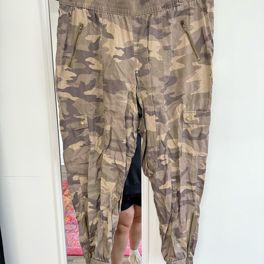 Camouflage Cargo Jogger Pants